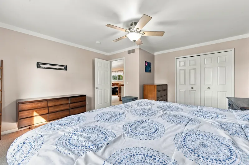 Primary bedroom closets
