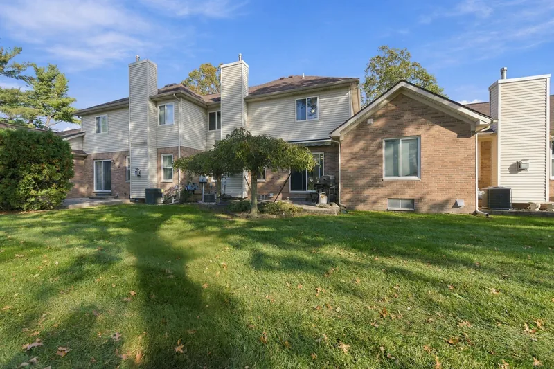 Back of the home and patio
