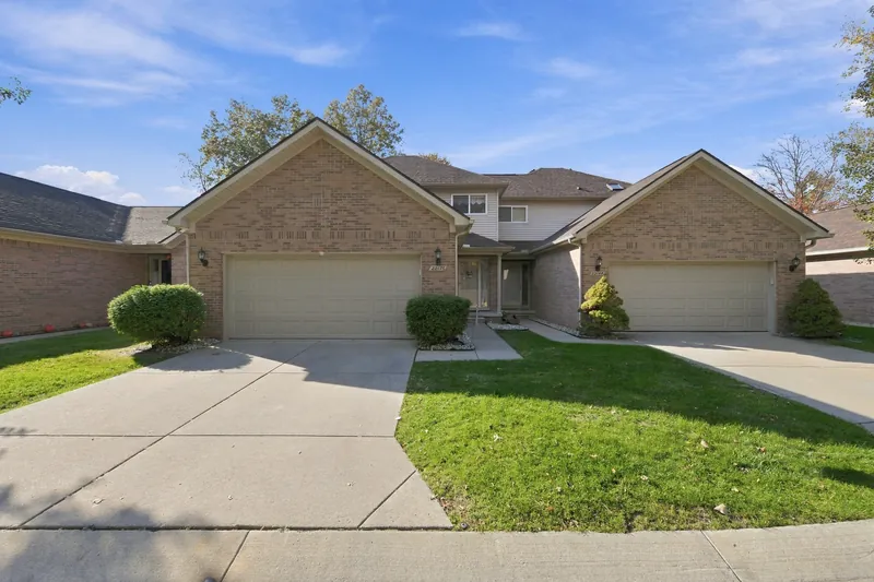 Front lawn and driveway